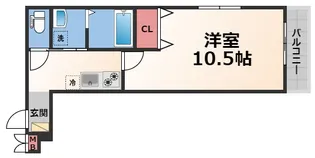 フジパレス高井田西V番館【3階】の間取り
