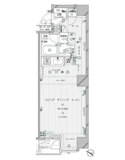デュオ・スカーラ兜町【4階】の間取り