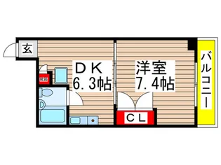 グリーンヒルズ【2階】の間取り