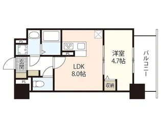 Mayfair田町Premium【5階】の間取り