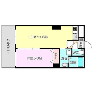 ノルデンタワー新大阪プレミアム【25階】の間取り