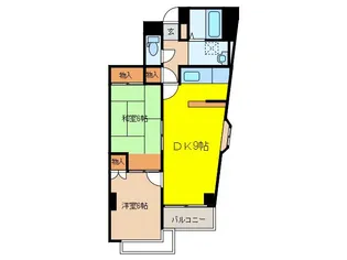 ロワールミタハイツ【5階】の間取り