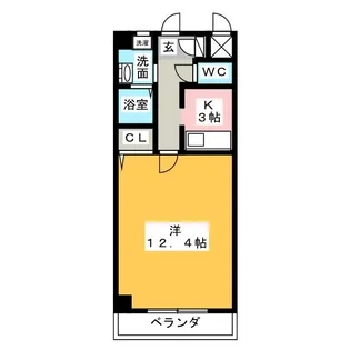 鶴羽之彩【3階】の間取り