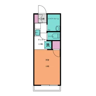 サンステージ港南【2階】の間取り