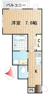 エスポワール【3階】の間取り