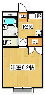 アムール石橋【2階】の間取り