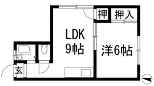 島上マンション【2階】の間取り
