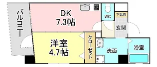 il Palazzo del Sole【10階】の間取り