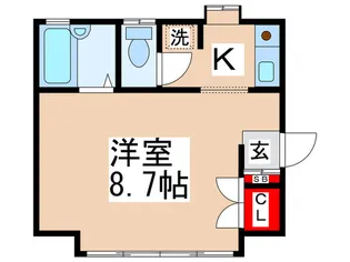 メゾンドコアン【2階】の間取り