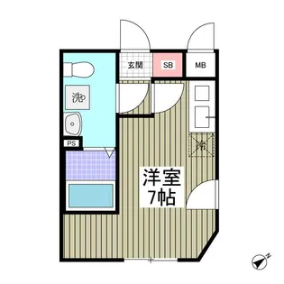 ジニアールコート西尾久【4階】の間取り