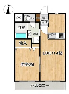 アメニティサイキ3【2階】の間取り
