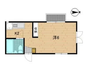 ドゥ・オランジュ【2階】の間取り