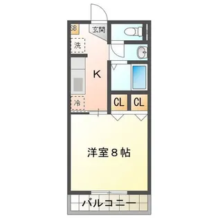 bonheur【2階】の間取り