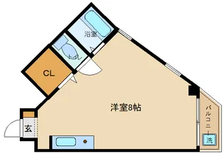 メゾン国分【7階】の間取り
