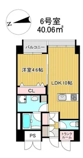 PAXレジデンス【5階】の間取り