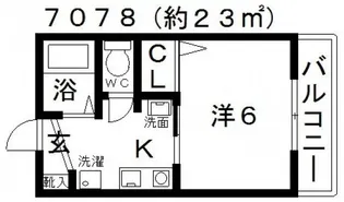 シャーメゾン松ヶ丘【1階】の間取り