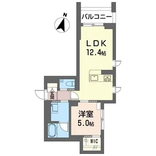 風香西新宿【1階】の間取り