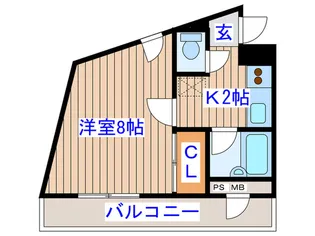 S G ビル【4階】の間取り