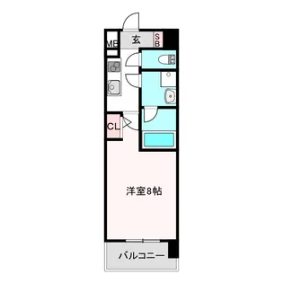 La Douceur 天王寺【3階】の間取り