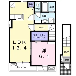 かきつばた【2階】の間取り