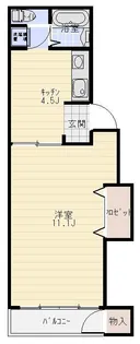リベルタ【2階】の間取り