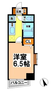 トーシンフェニックス吉祥寺クアトロ【2階】の間取り