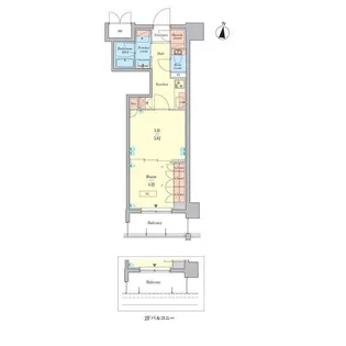 RJRプレシア千鳥【2階】の間取り