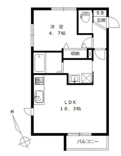 アイビーテラス【2階】の間取り