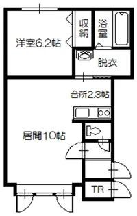エミリー【1階】の間取り