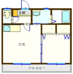 グレイスコート泉中央【1階】の間取り