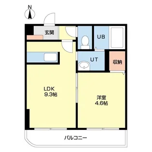 ブランノワール宮の森【2階】の間取り