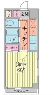 ル・アーブル清水【2階】の間取り