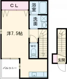 インターヒルズ鳥栖B【2階】の間取り