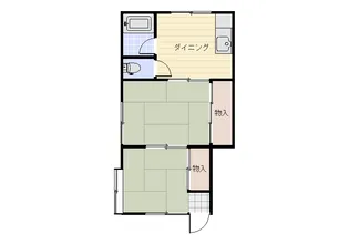 Kハイツ【1階】の間取り