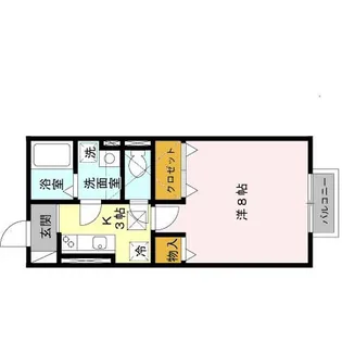 セジュール峰【2階】の間取り