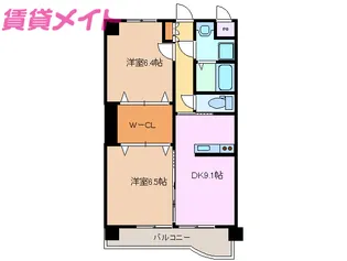 マジェスティ【4階】の間取り