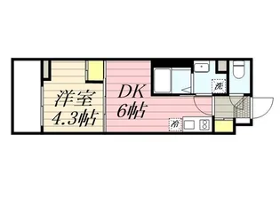 HF西巣鴨レジデンス【4階】の間取り