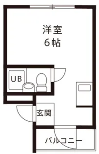 フレグランス八王子A【5階】の間取り