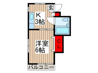 アルスハイツ5【2階】の間取り