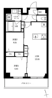 アーバンパーク船堀II【4階】の間取り