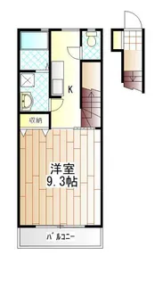 パーシモン【2階】の間取り