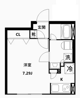 CREAL高田馬場II【4階】の間取り