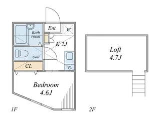 グランツ【1階】の間取り