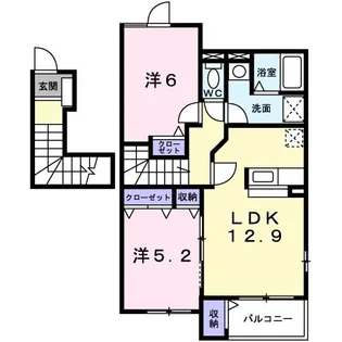 フォーリスト II【2階】の間取り