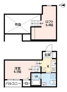 イーナ野芥【1階】の間取り