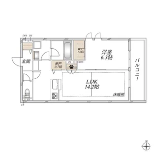 Maison Gardenia【3階】の間取り