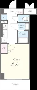 ガーデンブルグ【8階】の間取り