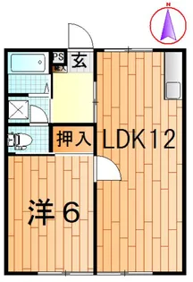 イーストハイツ【1階】の間取り