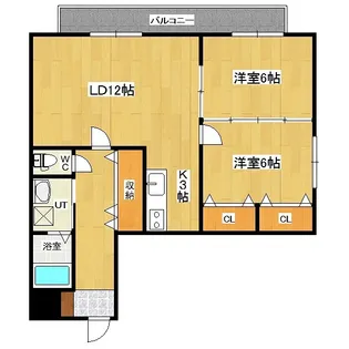 エクセル【4階】の間取り
