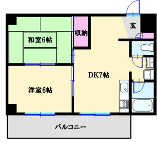 BRAVI武蔵小杉【2階】の間取り
